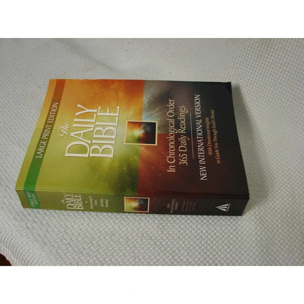 The Daily Bible Large Print Edition New International Version NIV Chronological